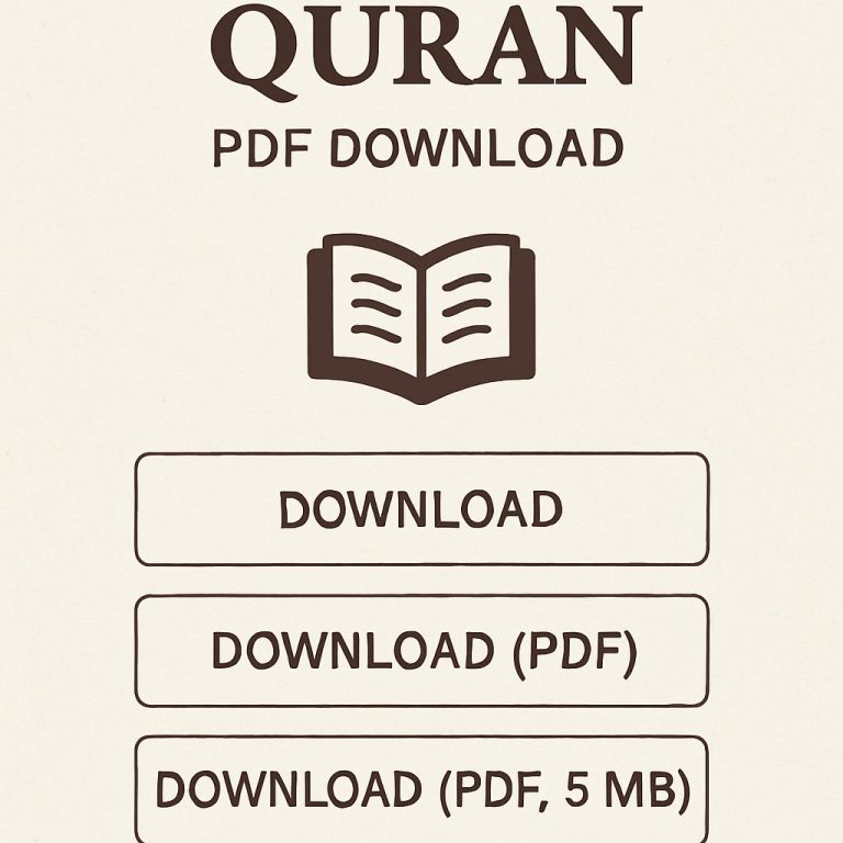 Where to Find Quran PDF Downloads